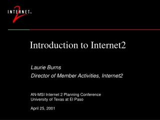 Introduction to Internet2