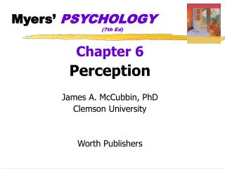 Myers’ PSYCHOLOGY 				(7th Ed)