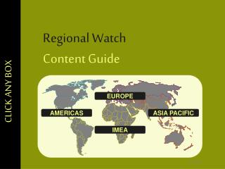 Regional Watch Content Guide