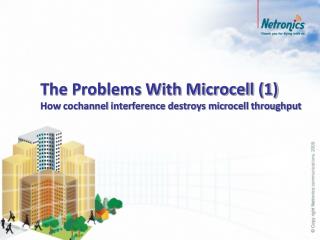 The Problems With Microcell (1) How cochannel interference destroys microcell throughput