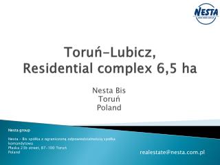 Toruń- Lubicz , Residential complex 6,5 ha