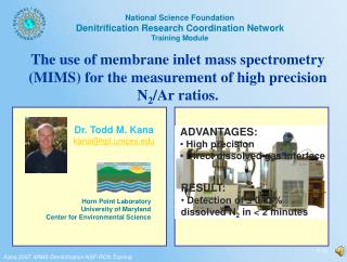 National Science Foundation Denitrification Research Coordination Network Training Module