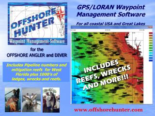for the OFFSHORE ANGLER and DIVER