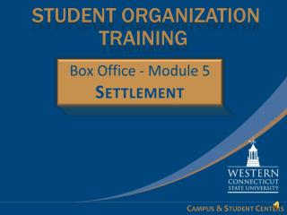 STUDENT Organization Training