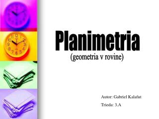 Planimetria