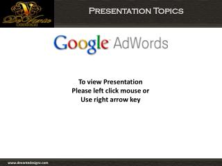 Presentation Topics