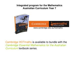 Integrated program for the Mathematics Australian Curriculum Year 7