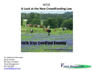 NTCR A Look at the New CrowdFunding Law