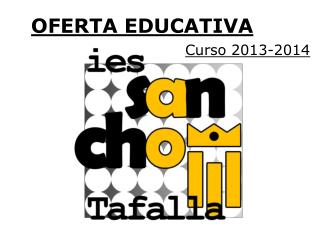 OFERTA EDUCATIVA