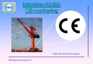 Machine- richtlijn CE- markering