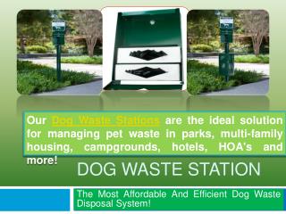 Dog Waste Station