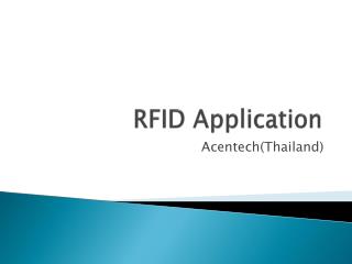 RFID Application