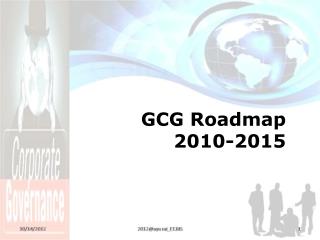 GCG Roadmap 2010-2015