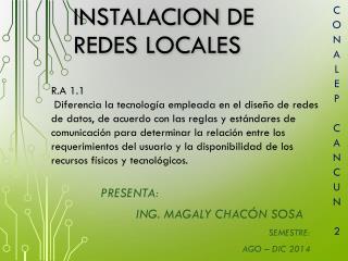 Instalacion de redes locales