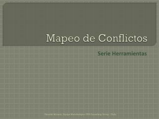 Mapeo de Conflictos