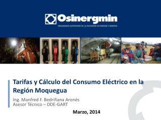 Tarifas y Cálculo del Consumo Eléctrico en la Región Moquegua