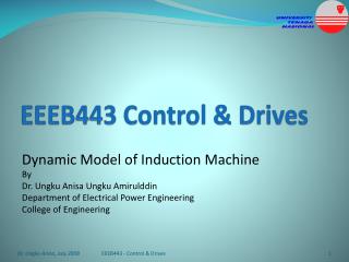 EEEB443 Control &amp; Drives