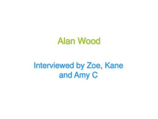 Alan Wood