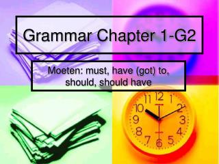 Grammar Chapter 1-G2