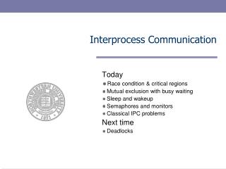 Interprocess Communication