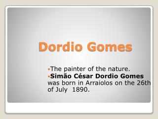 Dordio Gomes