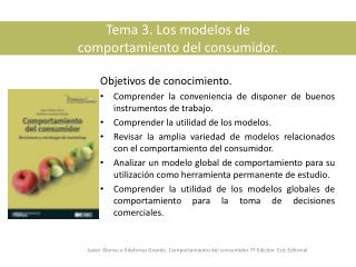 Tema 3. Los modelos de comportamiento del consumidor.