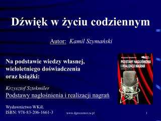 Dźwięk w życiu codziennym