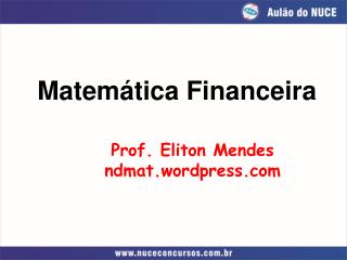 Matemática Financeira