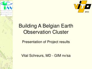 Building A Belgian Earth Observation Cluster