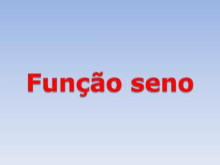 Função seno