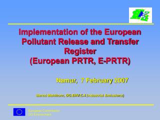 Bernd Mehlhorn, DG.ENV.C.4 (Industrial Emissions)