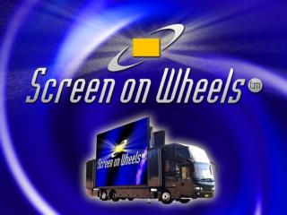 Screen on Wheels™ on maailman suurin liikuteltava