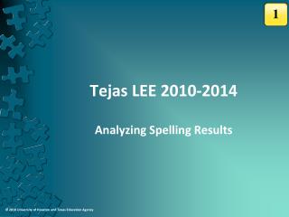 Tejas LEE 2010-2014