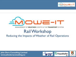 Rail Workshop Reducing the Impacts of Weather of Rail Operations