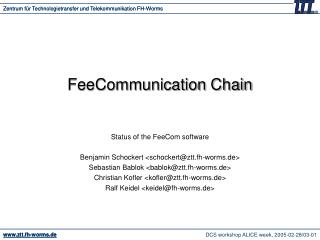 FeeCommunication Chain