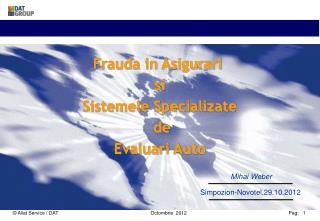 Frauda in Asigurari si Sistemele Specializate de Evaluari Auto