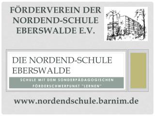 Förderverein der Nordend-Schule Eberswalde e.V.