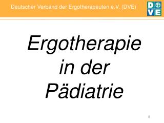 Ergotherapie in der Pädiatrie