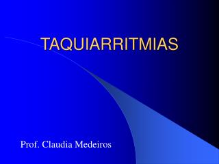 TAQUIARRITMIAS