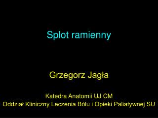 Splot ramienny