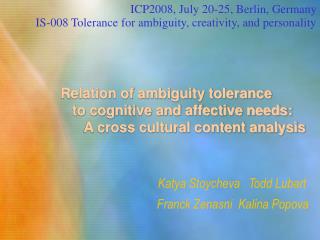 ICP2008, July 20-25, Berlin, Germany