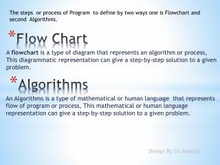 Flow Chart