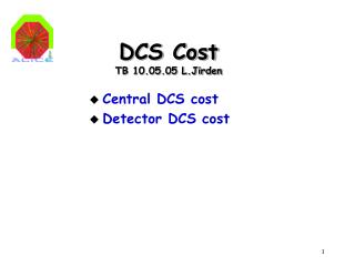 DCS Cost TB 10.05.05 L.Jirden
