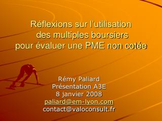 Réflexions sur l’utilisation des multiples boursiers pour évaluer une PME non cotée