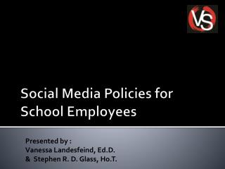 Social Media Policies for School Employees