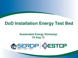DoD Installation Energy Test Bed