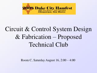 Circuit &amp; Control System Design &amp; Fabrication – Proposed Technical Club