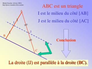ABC est un triangle