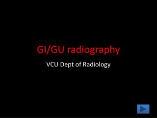 GI/GU radiography