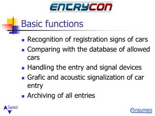 Basic functions